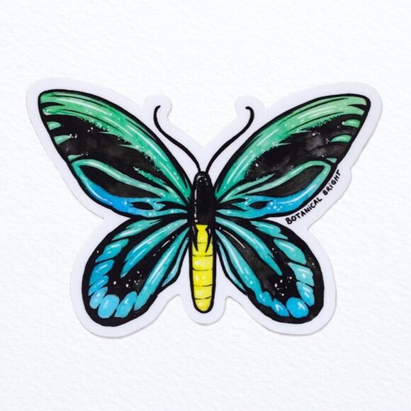 3 for‎ $15 - Birdwing Butterfly Sticker - Waterproof Vinyl - Picture 1 of 2
